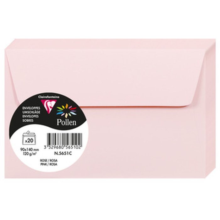 Sobre Polen 20 piezas rosa 90x140 mm 120g