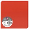 Tarjeta doble Polen 135x135 rojo coral