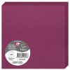 Tarjeta doble Polen 135x135 frambuesa