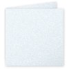 Tarjeta doble Polen 135x135 azul perla