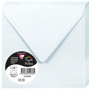 Sobre Polen 20 unidades azul 140x140 mm 120g