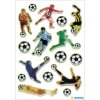 pegatinas 3D de pateadores de fútbol herma grandiosos de la serie MAGIC