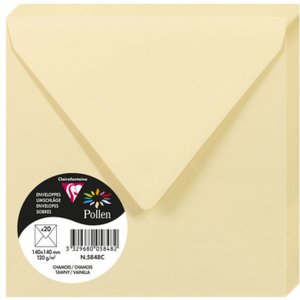 Sobre Polen 20 piezas gamuza 140x140 mm 120g