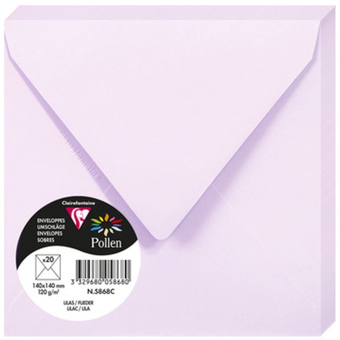 Sobre Polen 20 unidades lila 140x140 mm 120g