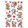 herma Funny Colourful Father Christmas Pegatinas de decoración
