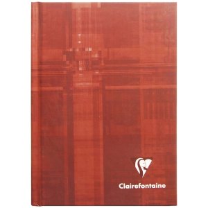 Cuaderno Clairefontaine tapa fija A6 96 hojas 10,5x14,8cm 90g cuadriculado