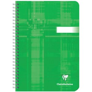 Cuaderno espiral Clairefontaine, DIN A5 14,8x21cm, 50 hojas, 90g, cuadriculado