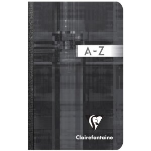 Cuaderno de índice A7 9x14cm, 96 hojas, 90g, a cuadros surtidos