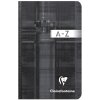 Cuaderno de índice A7 9x14cm, 96 hojas, 90g, a cuadros surtidos