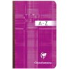 Cuaderno de índice A7 9x14cm, 96 hojas, 90g, a cuadros surtidos
