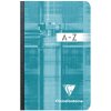 Cuaderno de índice A7 9x14cm, 96 hojas, 90g, a cuadros surtidos