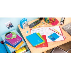 Koverbook PP Clairefontaine, DIN A4, 48 hojas, 90g, cuadriculado