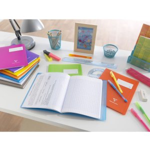 Koverbook PP Clairefontaine, DIN A4, 48 hojas, 90g, cuadriculado