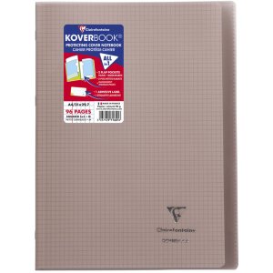Koverbook PP Clairefontaine, DIN A4, 48 hojas, 90g, cuadriculado