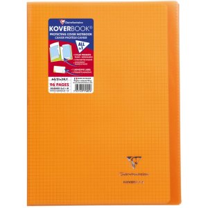 Koverbook PP Clairefontaine, DIN A4, 48 hojas, 90g, cuadriculado