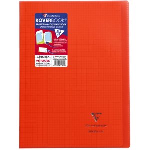 Koverbook PP Clairefontaine, DIN A4, 48 hojas, 90g, cuadriculado