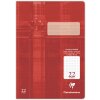 Cuaderno de ejercicios A4 cuadriculado 32 hojas regla 22