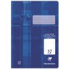 Cuaderno de ejercicios A4, rayado por todas partes con márgenes y perforaciones