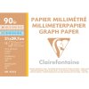 Papel milimetrado A4 perforado blanco 90g