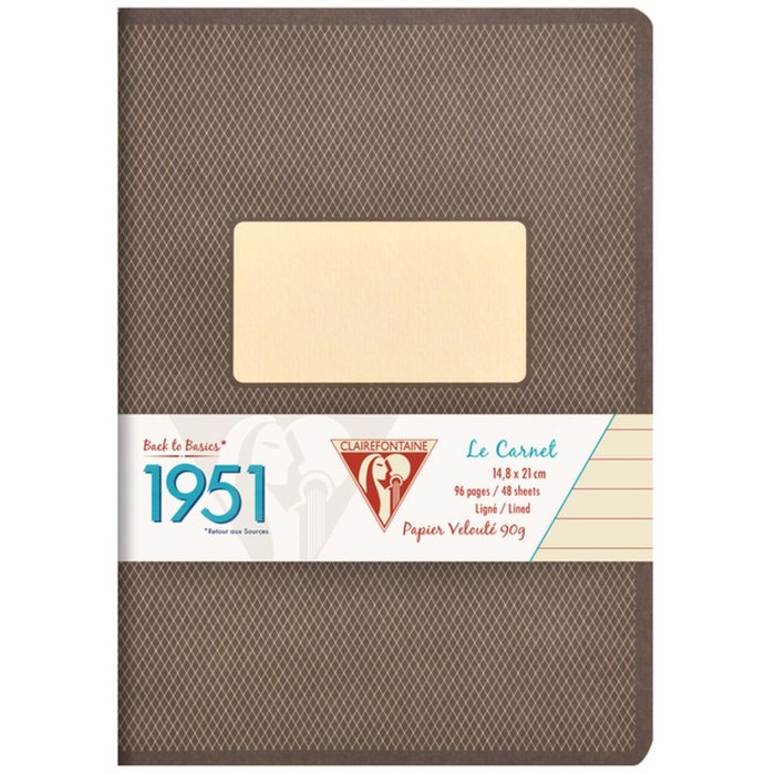 Folleto Clairefontaine 1951, DIN A5 negro