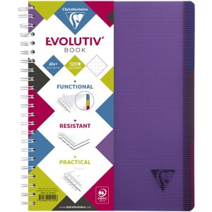 Evolutiv Book A4+ cuadriculado 120 hojas