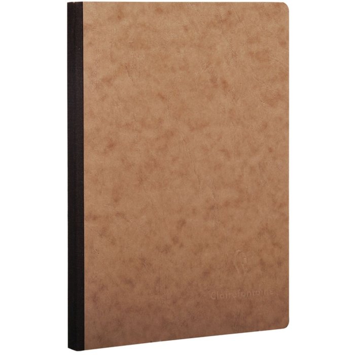 Libreta AgeBag A5 lino a cuadros 96 hojas - Marrone
