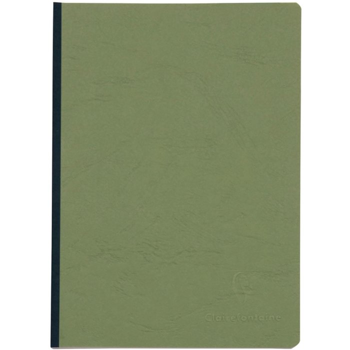 Libreta rústica Age Bag, DIN A5 14,8x21cm, 96 hojas, 90g, cuadriculada Mossgreen
