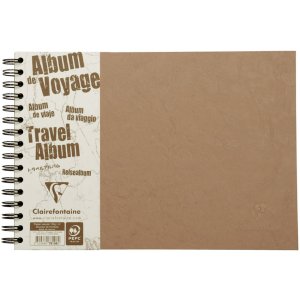 Álbum de viaje Age Bag DIN A4 paisaje marrón