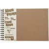 Álbum de viaje Age Bag DIN A4 paisaje marrón