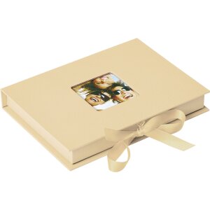 Caja de regalo para fotos Fun cream 13x18 cm