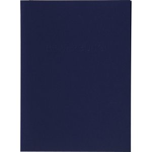 Carpeta de solicitud azul + sobre gratuito