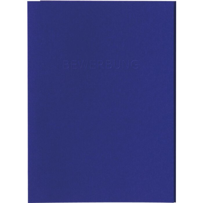 Carpeta de solicitud Walther azul medio + sobre de envío gratuito