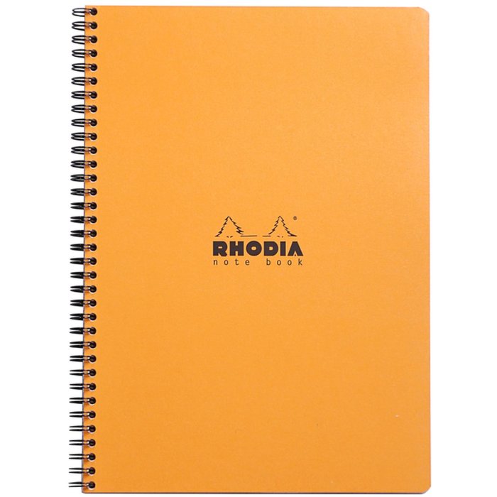 Rhodia Bloc de notas doble espiral A4 rayado