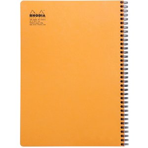 Rhodia Bloc de notas doble espiral A4 rayado