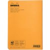 Cuaderno Rhodia A5 cuadriculado 48 hojas naranja
