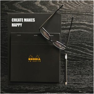 Block Le Carré cuadrado Rhodia, 14,8x14,8cm