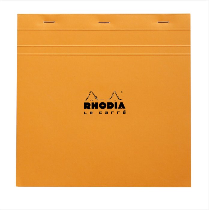 Bloc Le Carré cuadrado Rhodia, 5,2x7,5 cm 80 hojas, cuadriculado