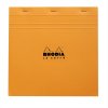 Bloc Le Carré cuadrado Rhodia, 5,2x7,5 cm 80 hojas, cuadriculado