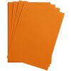25 hojas de papel de arcilla A4 naranja