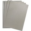 25 hojas de papel de arcilla A4 plata