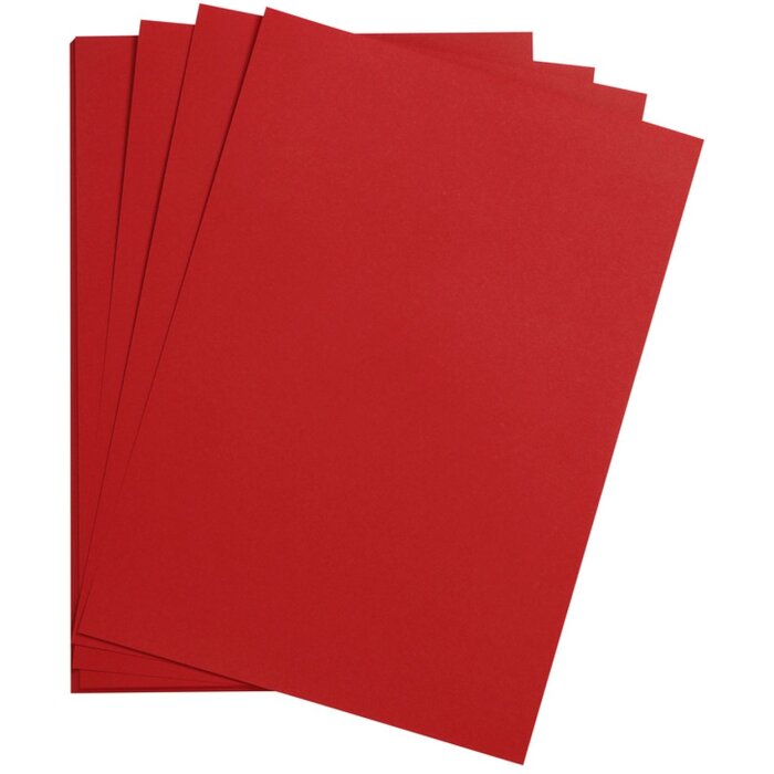 Cartulina fotográfica A4 alta roja 25 hojas