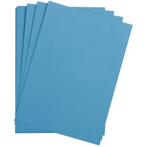 Cartulina fotográfica A4 mediana azul 25 hojas