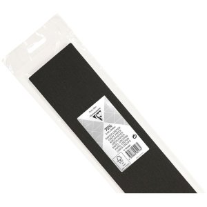 Rollo de papel crepé negro - 95129C Clairefontaine