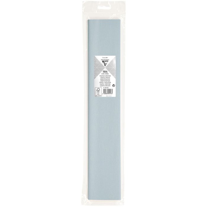 Rollo de papel crepé azul pálido - 95134C Clairefontaine