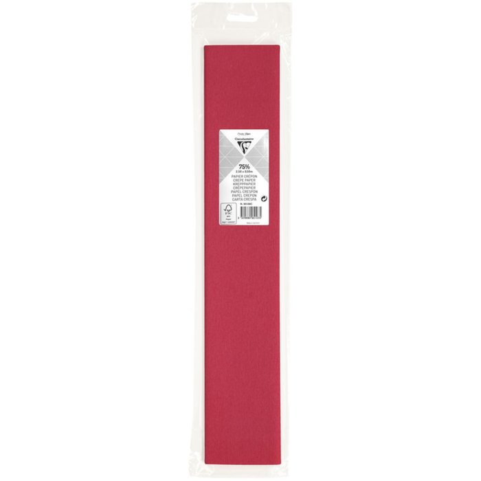 Rollo de papel crepé salmón - 95139C Clairefontaine