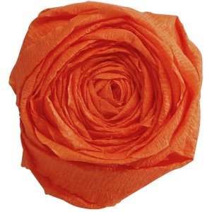 Rollo de papel crepé naranja - 95158C Clairefontaine