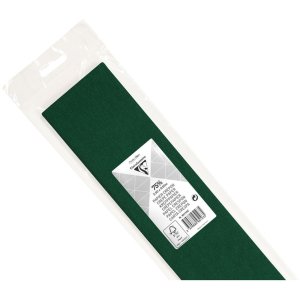Rollo de papel crepé verde pino - 95174C Clairefontaine