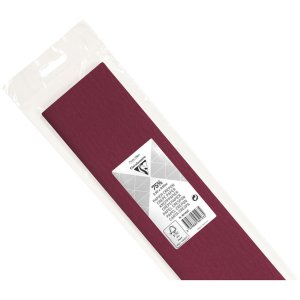 Rollo de papel crepé en burdeos - 95182C Clairefontaine