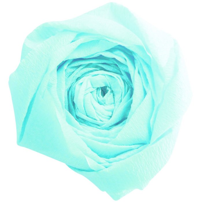 10 hojas de papel crepé turquesa 200x50 cm