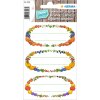 Coronas de frutas de colores 4 hojas-paquete